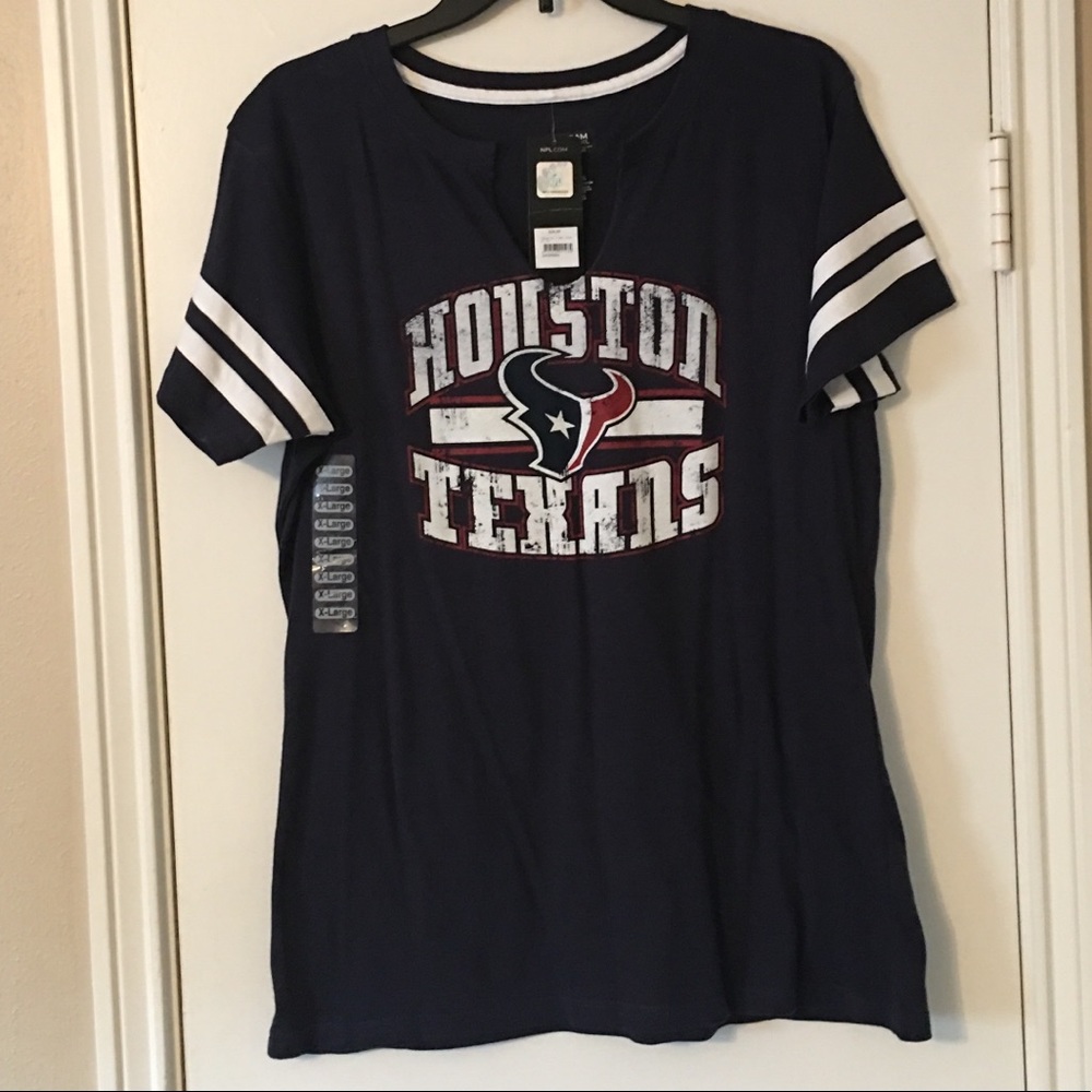 NEW! Houston Texans fitted tee